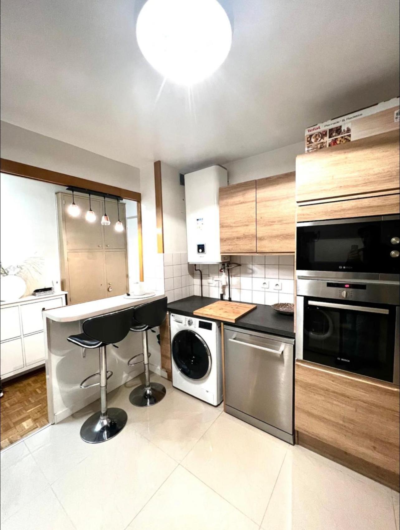 Modern 2 Bedroom Apartment Near Paris Metro, Giant Flat Screen Tv 85 Inches, Balcony, Free Parking 塞纳河畔伊夫里 外观 照片